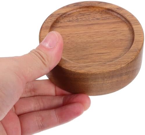 6pcs Wooden Mason Jar Lids Canning Wide Mouth Covers Replacement
