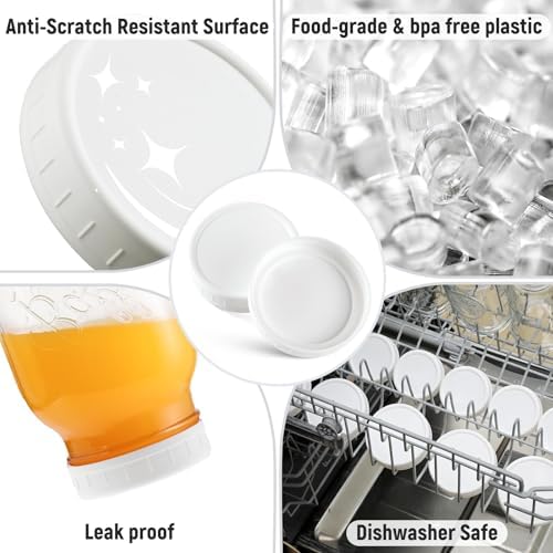 High-Quality Mason Jar Lids Set of 10