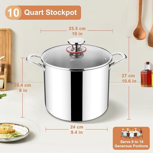 Herogo 10 Quart Stock Pot