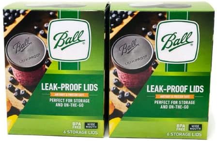 Ball Leak-Proof Plastic Mason Jar Lids Wide