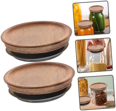 PrettyZoom Organic Wide Mouth Mason Jar Lids for Canning and Storage