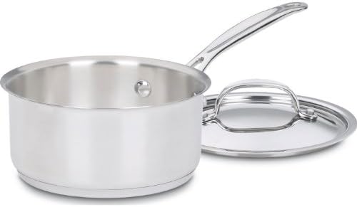 Perfect for Professional Cooking Cuisinart 1 Quart Saucepan with Cover