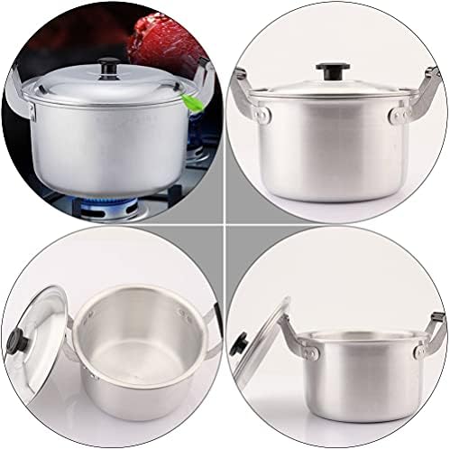 Thickened Aluminum Stock Pot - Grill Hot Pot Use - Sturdy Design