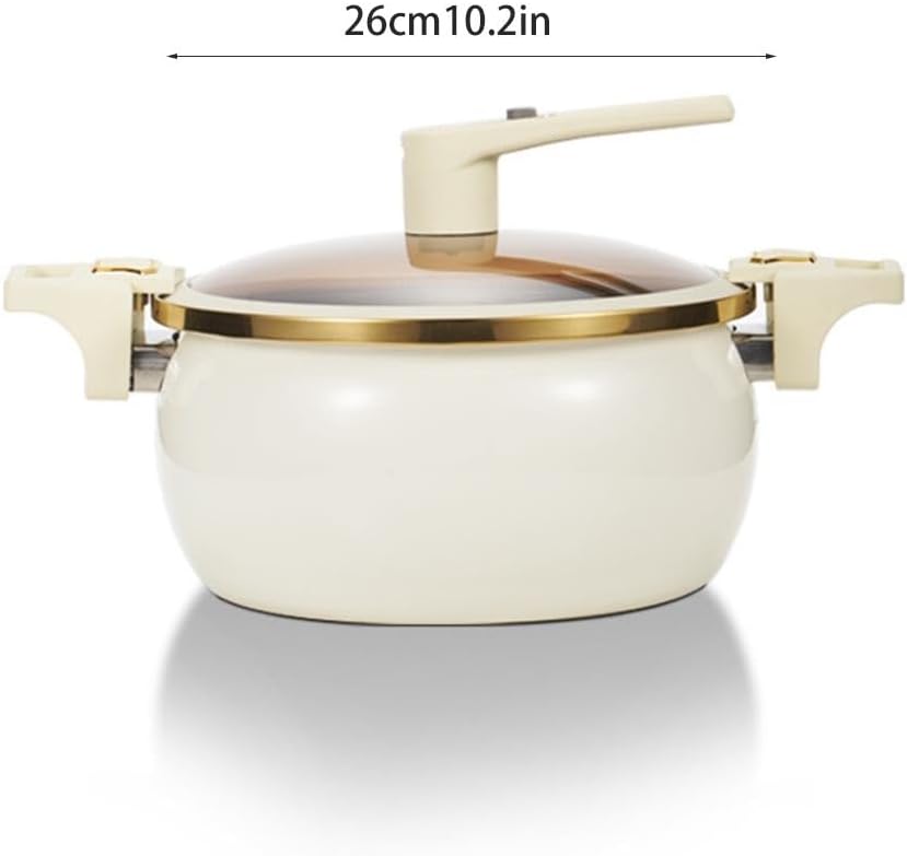 Modern Stock Pot with Glass Lid