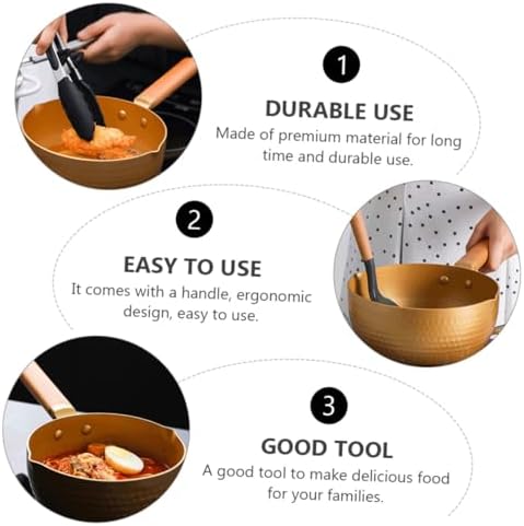 Mikinona Flat Skillet for Noodle Cooking