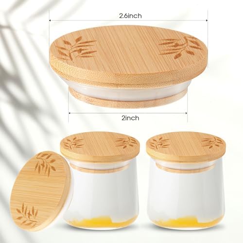 Tessco 12-Piece Reusable Yogurt Jar Lids Set
