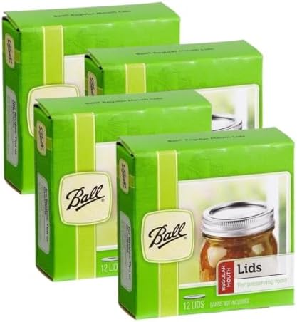 Ball Regular Mouth Jar Lids 4-Pack