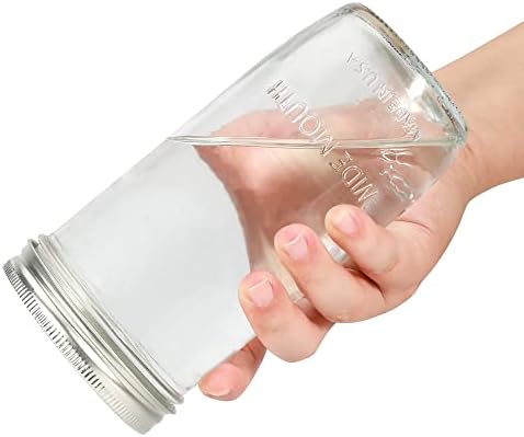 Wide Mouth Mason Jars for Canning Preserving