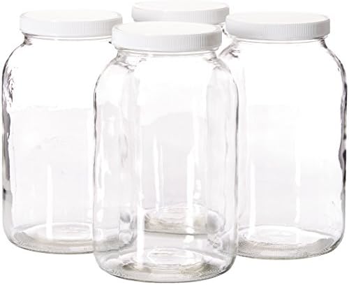 4-Piece Glass Mason Jars