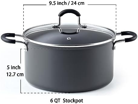 Cook N Home Casserole Dutch Oven Stockpot