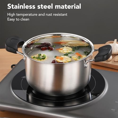 POCREATION Double-Layer Stock Pot