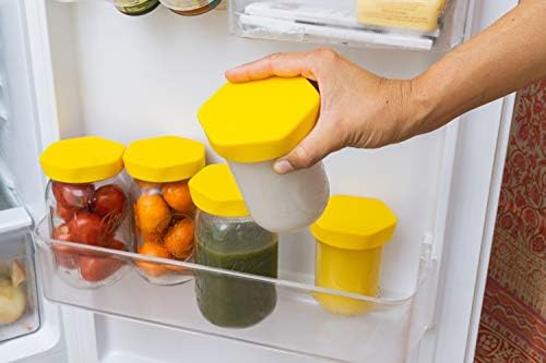 Perfect for Everyday Use - Easy Open Silicone Mason Jar Lids