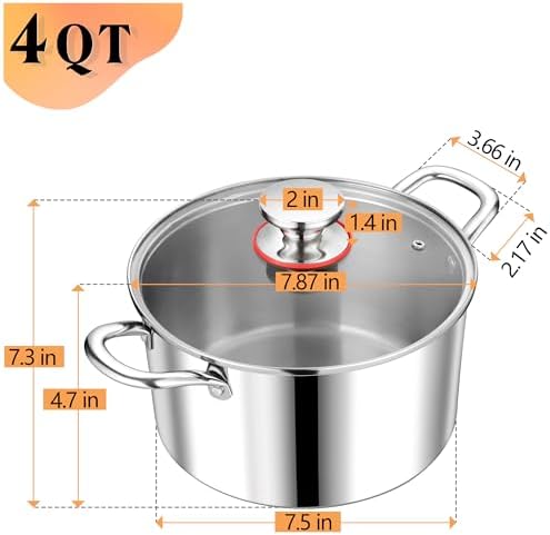 PP Chef 4 qt Stockpot