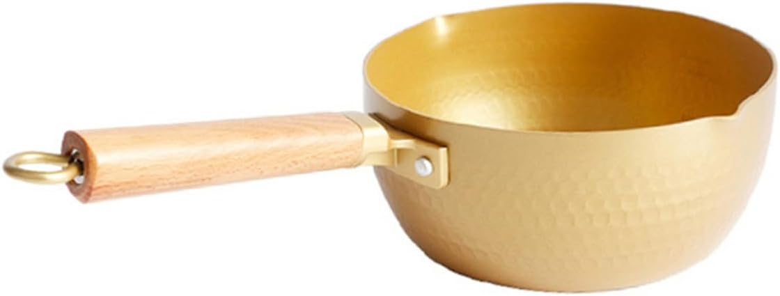 Non-stick Ergonomic sauc pot with double diversion trench