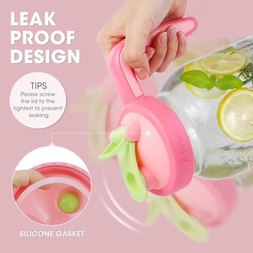 Ergonomic Mason Jar Pour Out Lid