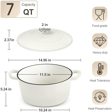PP CHEF Enamel Dutch Oven Pot