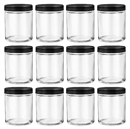 6 Ounce Clear Glass Mason Jars