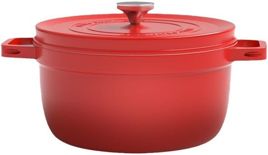 VKEID 94In Red Cast Iron Stockpot