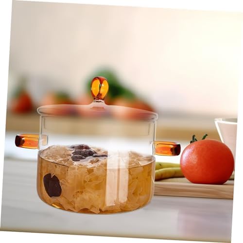High-Quality Glass Stockpot for Perfect Simmering - Durable Heat-Resistant Kitchen Essential