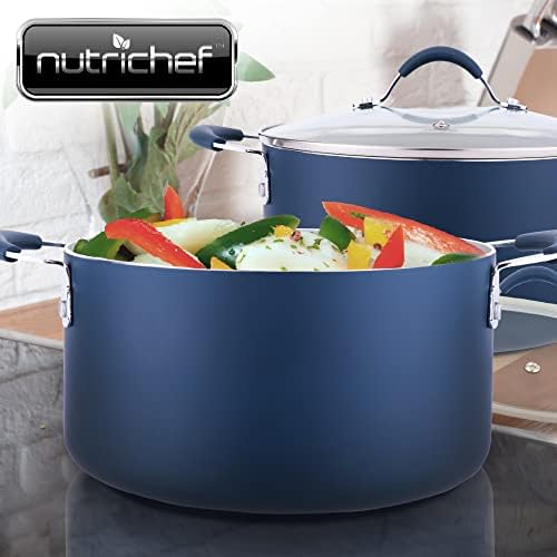 Dutch Oven Pot with Lid - Non-Stick Eco-Friendly Kitchen Pasta Pot