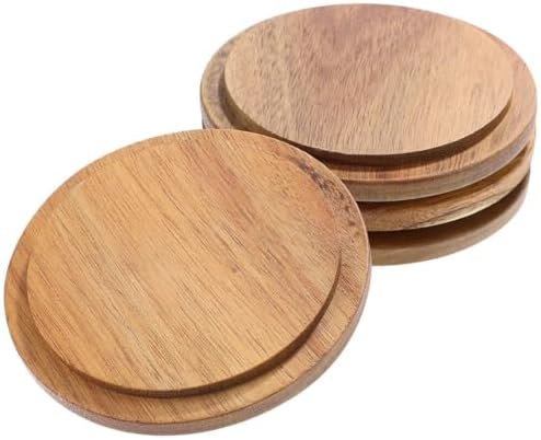 4-Piece Bamboo Mug Lids