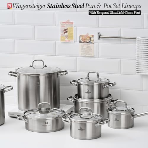 Versatile Stock Pot with Tempered Glass Lid