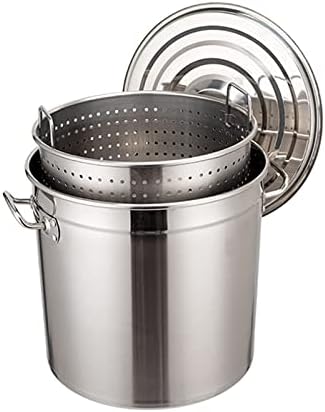 AIZYR Stainless Steel Stockpot 27Qt 45Qt 63Qt Large Set