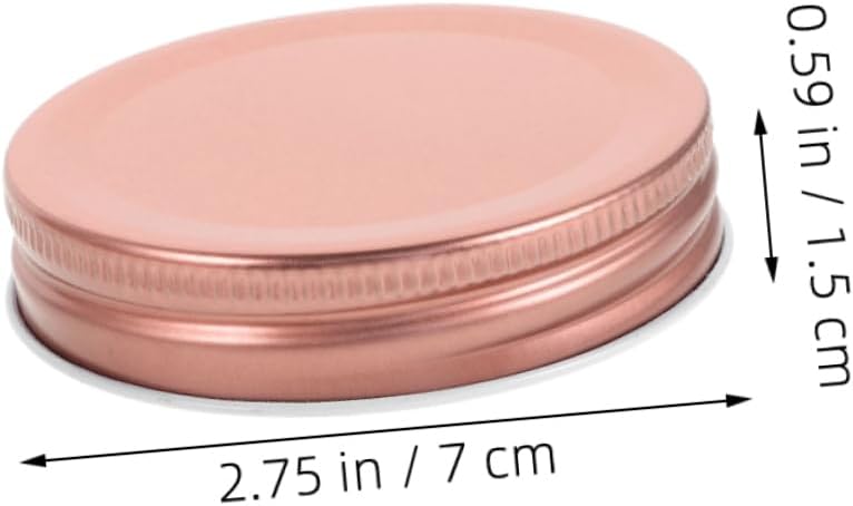 24-Piece Rose Canning Lid Set for Mason Jars