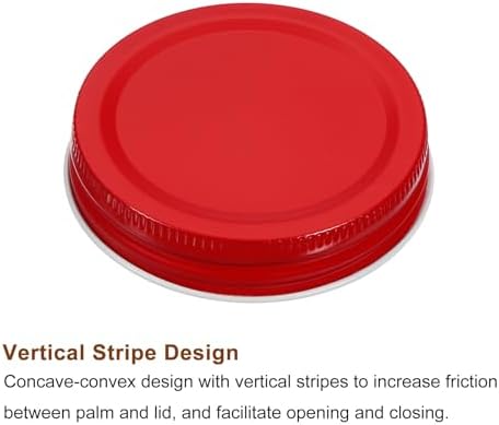Uxcell 24 Pcs Mason Jar Lids 70mm Leak Proof Tin Plate Caps