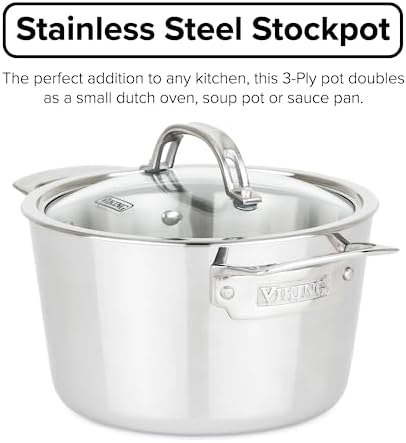 Viking 34 qt Stock Pot with Lid