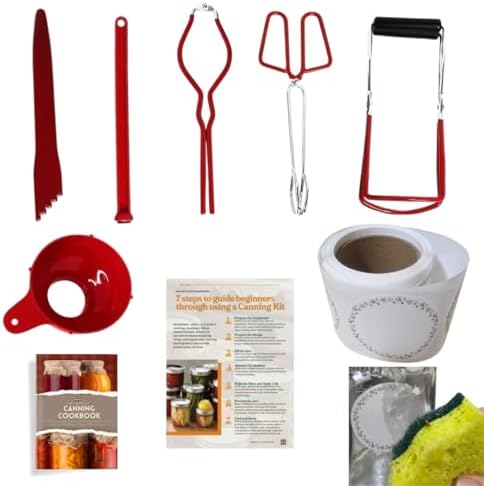 Hill Hjem 9-in-1 Canning Supplies Starter Kit