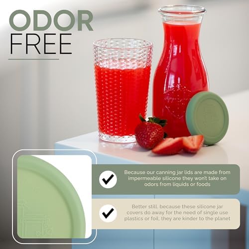 Reusable Silicone Lids for WECK Jars 738739740741742743744745776748974