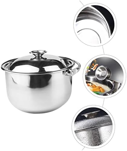 Cozy Multi-Purpose Stainless Steel Cooking Pot and Serving Bowl