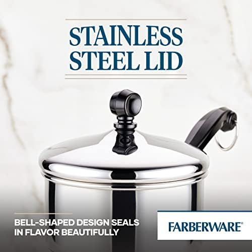 Sturdy Stainless Steel Saucepan with Lid