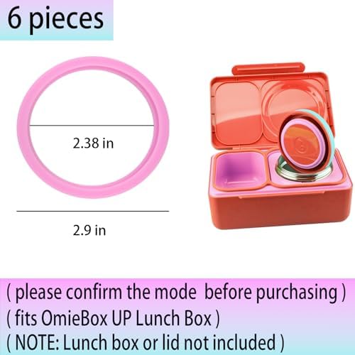Lid Seal Gasket Set for Bento Boxes