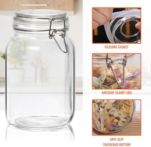AuroTrends Glass Jars Set