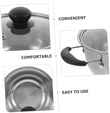 Stainless Steel Soup Pot with Lid Small Cooking Pot for Home Use