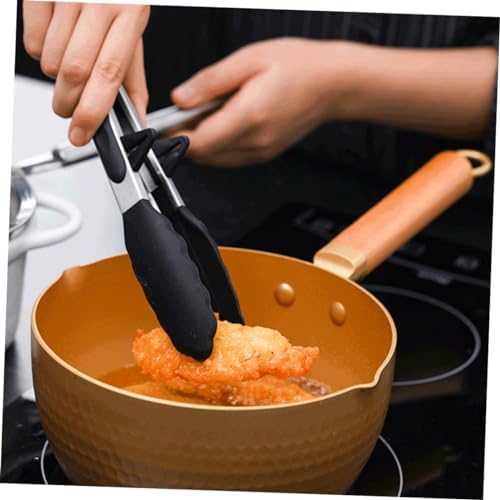 PRETYZOOM Ergonomic Handle Non-Stick Saucepan for Easy Pouring and Cleaning