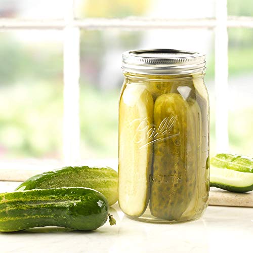Ball 32-Ounce Quart Mason Jars with Lids and Bands 2 Pack