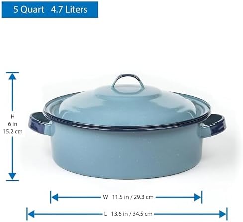 5-Quart Casserole Dish with Lid