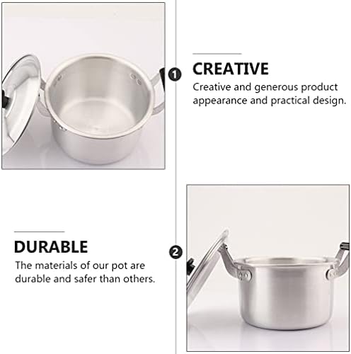 Thickened Aluminum Stock Pot - Grill Hot Pot Use - Sturdy Design