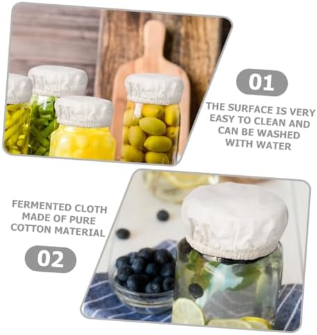 Canning Lid Set Durable Cotton Jar Covers for Home camping Can Kitchen