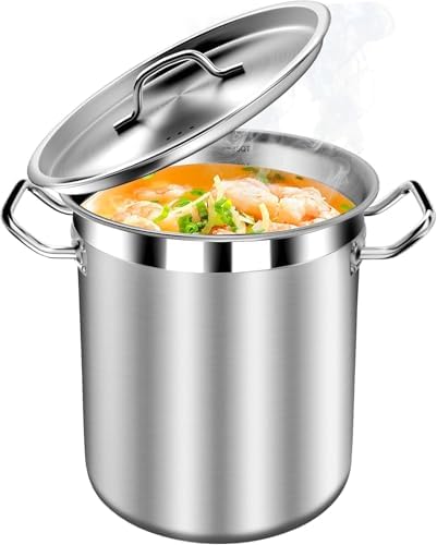 Perfect Stainless Steel Stockpot with Handle Durable Multi-Purpose Kitchen Tool