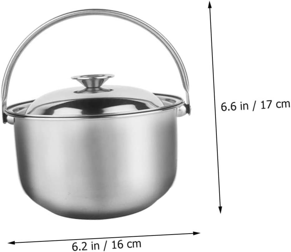 Cozy Multi-Purpose Stainless Steel Cooking Pot and Serving Bowl