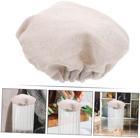 Reusable Airtight Jar Lisp - Soft Cloth Bottle Cover for Home Kitchen