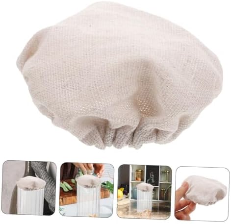 Reusable Airtight Jar Lisp - Soft Cloth Bottle Cover for Home Kitchen