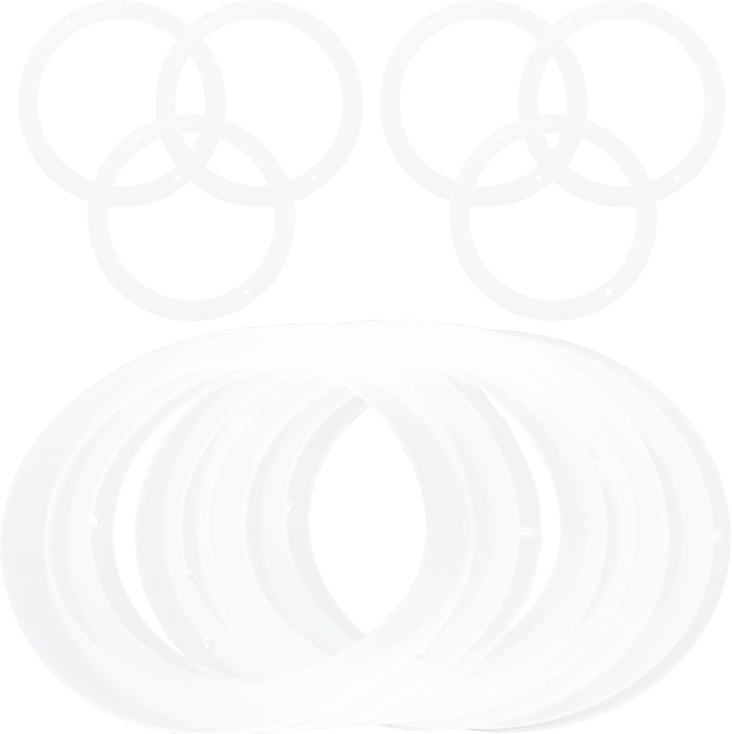 10pcs Airtight Silicone Gaskets for Mason Jars Leak-Proof Canning Fittings