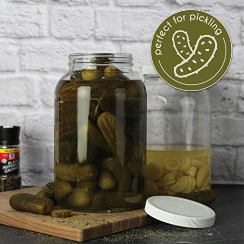 Kitchentoolz 1 Gallon Mason Jars Durable and Functional