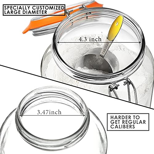 Super Wide-Mouth Leak-Proof Glass Jars for Canning