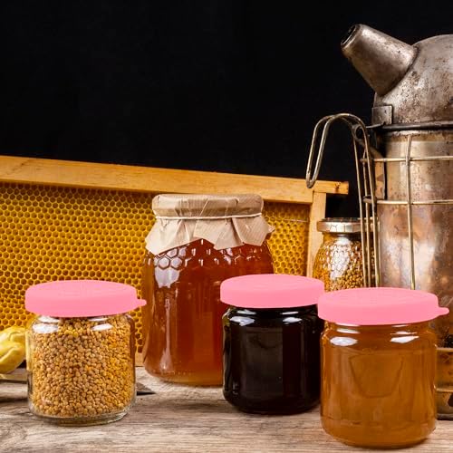 Dohia Oui Jar Lids Silicone Sealed Covers for Glass Jars